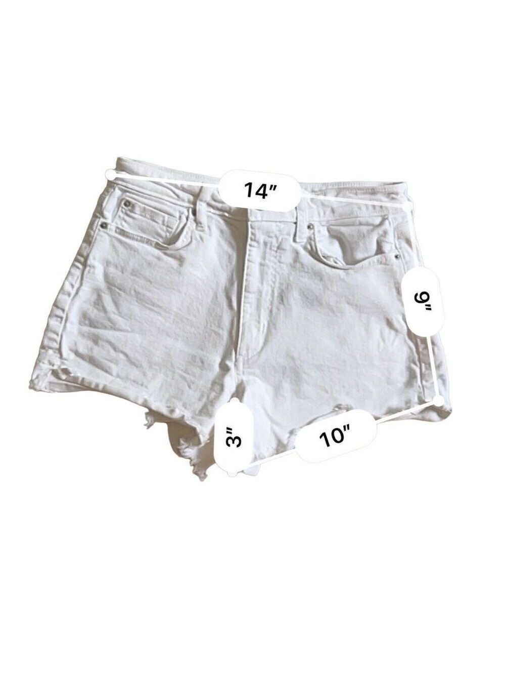 ELLA MOSS white Vintage High Rise Mom Shorts Size 27